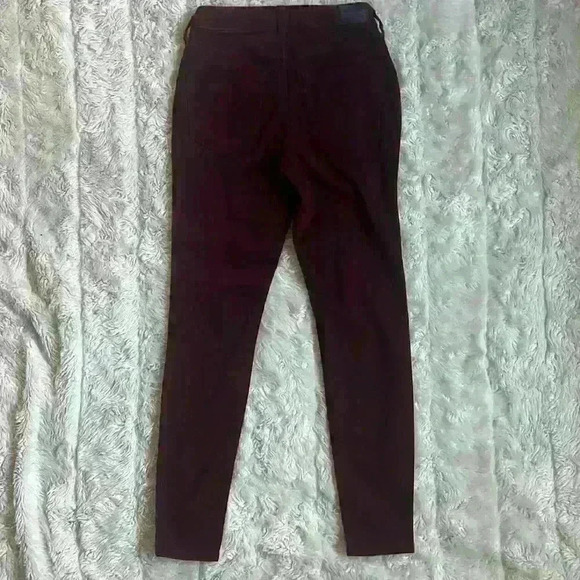 Aeropostal maroon‎ high waisted Jegging size 000 regular - Picture 2 of 4